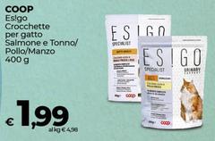 Coop - Es!go Crocchette Per Gatto Salmone E Tonno/ Pollo/ Manzo