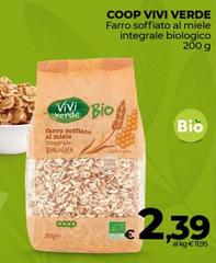 Vivi verde coop - Farro Soffiato Al Miele Integrale Biologico