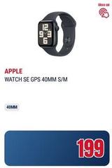 Apple - Watch SE GPS Cassa 40mm In Alluminio Galassia Con Cinturino Sport Galassia - S/M