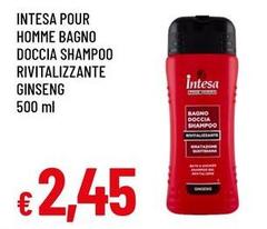 Intesa - Pour Homme Bagno Doccia Shampoo Rivitalizzante Ginseng