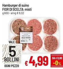 Vale - Hamburger Di Suino Fior Di Scelta Misti