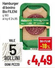 Fileni - Hamburger Di Bovino Bio