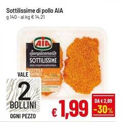Aia - Sottilissime Di Pollo