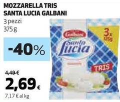 Galbani - Mozzarella Tris Santa Lucia