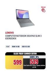 Lenovo - Computer Notebook Ideapad Slim 3 83ER003KIX