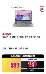 Lenovo - Computer Notebook IP 3 83ER00LCIX