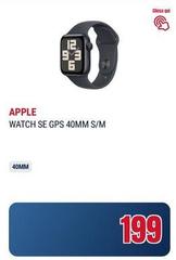 Apple - Watch SE GPS 40Mm S/M