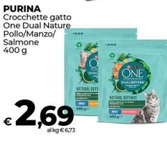 Purina - Crocchette Gatto One Dual Nature Pollo
