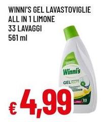 Winni's - Gel Lavastoviglie All In 1 Limone