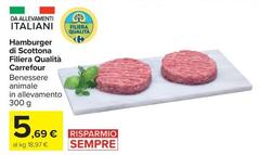 Selection carrefour - Hamburger Di Scottona Filiera Qualità