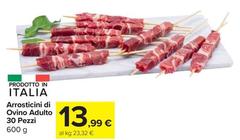 Arrosticini Di Ovino Adulto 30 Pezzi