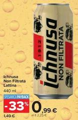 Ichnusa - Non Filtrata Lattina