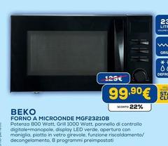 Beko - Forno A Microonde Mgf23210b