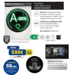 Samsung - Lavatrice I-pro Serie 7 Plus HW120-B14IGIEUT