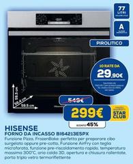 Hisense - Forno Da Incasso BI64213E5PX