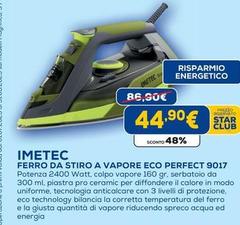 Imetec - Ferro Da Stiro A Vapore Eco Perfect 9017