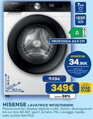 Hisense - Lavatrice WF3S7021BW