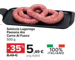 Aia - Salsiccia Luganega Paesana Carne Al Fuoco