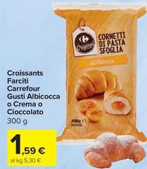 Selection carrefour - Croissants Farciti Gusti Albicocca O Crema O Cioccolato