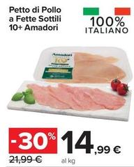 Amadori - Petto Di Pollo A Fette Sottili 10+