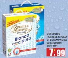 Spuma di Sciampagna - Detersivo Polvere Spuma Di Sciampagna 92 Misusiri