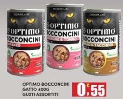 Optimo - Bocconcini Gatto 400g Gusti Assortiti