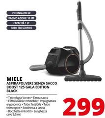 Miele - Aspirapolvere Senza Sacco Boost 125 Gala Edition Black