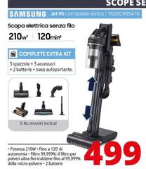 Samsung - Scopa Elettrica Senza Filo Jet 95 Complete Extra | VS20C9554TK