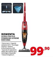 Rowenta - Scopa Con Filo Powerline Extreme RH8133WA 