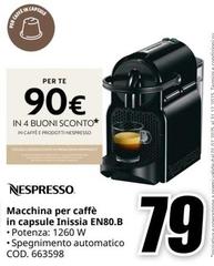 Nespresso - Macchina Per Caffè In Capsule En80.B
