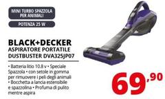 Black & Decker - DVA325JP07 Aspiratore Portatile Senza Sacchetto Porpora