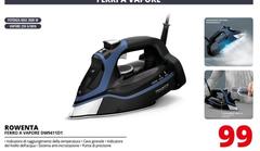 Rowenta - DW9411D1 Ferro Da Stiro Ferro Da Stiro A Secco E A Vapore 3000 W Nero, Blu