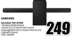 Samsung - HW-Q700D Nero 3.1.4 canali 220 W