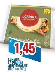 Loriana - La Piadina Arrotolabile Olio