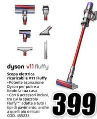 Dyson - V11 Fluffy Scopa Elettrica Ricaricabile V11 Fluffy