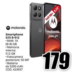 Motorola - Smartphone G15 8+512