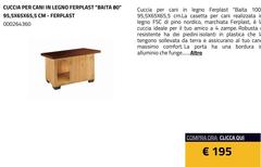 Ferplast - Cuccia Per Cani In Legno Ferplast 