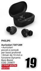 Philips - Auricolari Tat1209