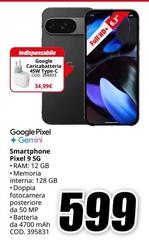 Google - Pixel + Germini Smartphone Pixel 9 5g
