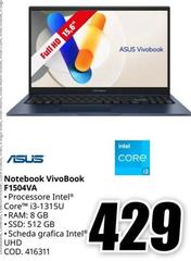 Asus - Notebook Vivobook F1504VA