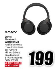 Sony - Cuffie Bluetooth WH1000XM4
