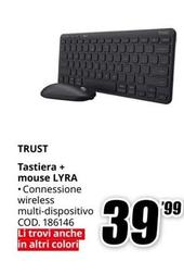 Lyra - Trust Tastiera + Mouse