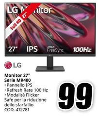 LG - Monitor 27 Serie Mr400