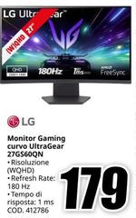 LG - Monitor Gaming Curvo Ultragear 27G560QN