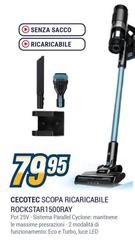 Cecotec - Scopa Ricaricabile Rockstar 1500RAY