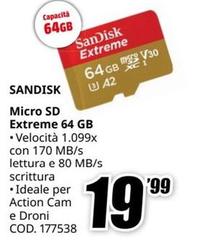 Sandisk - Micro SD Extreme 64 GB