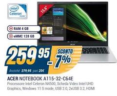 Acer - Notebook A115-32-C64E