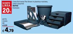 Linea - Scrivania The Green In Plastica Riciclata