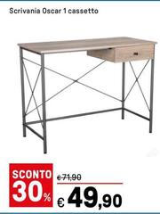 Scrivania Oscar 1 Cassetto