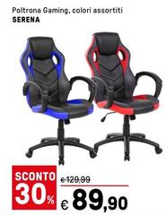Serena group - Poltrona Gaming, Colori Assortiti